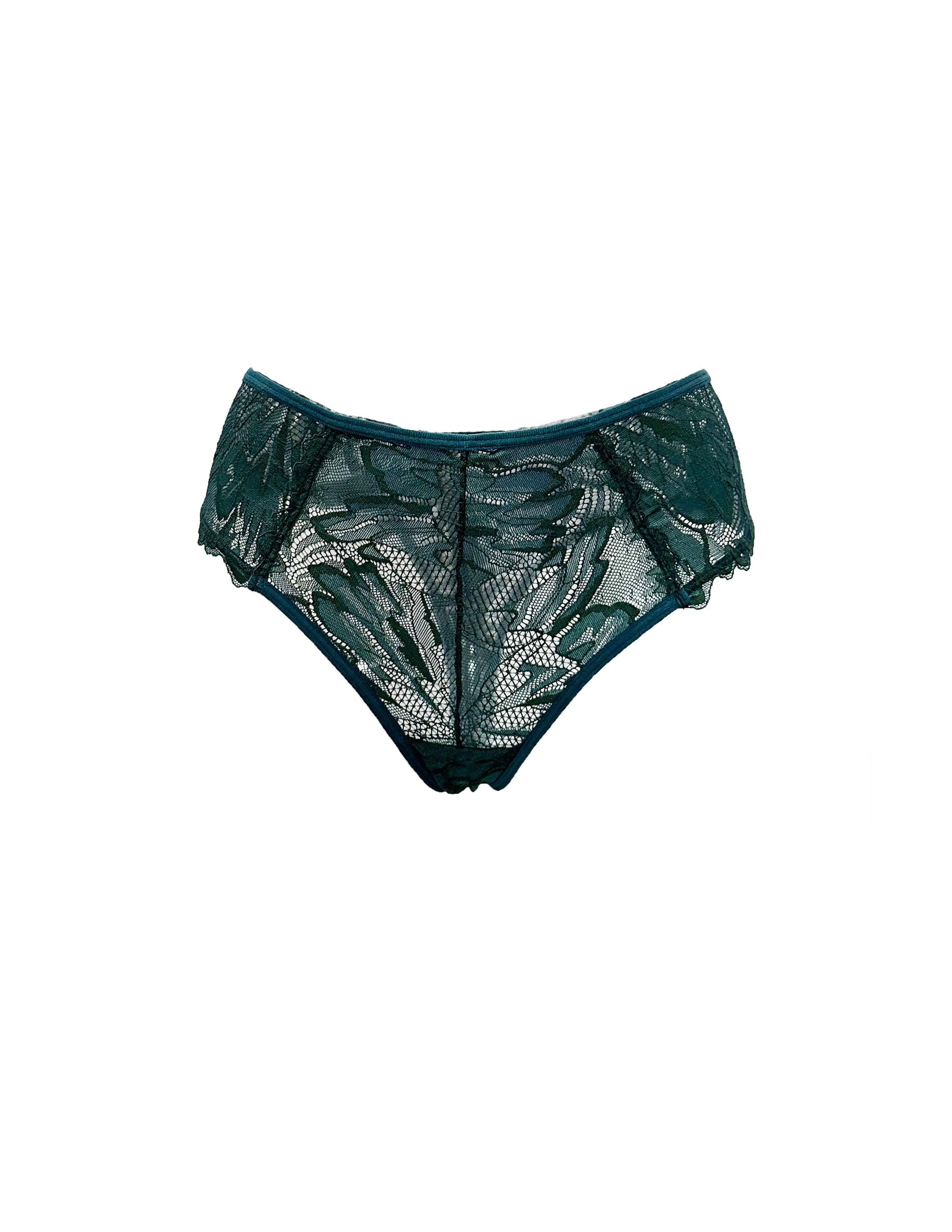 Peacock Coral Brazilian Panty - Carol Coelho Intimates