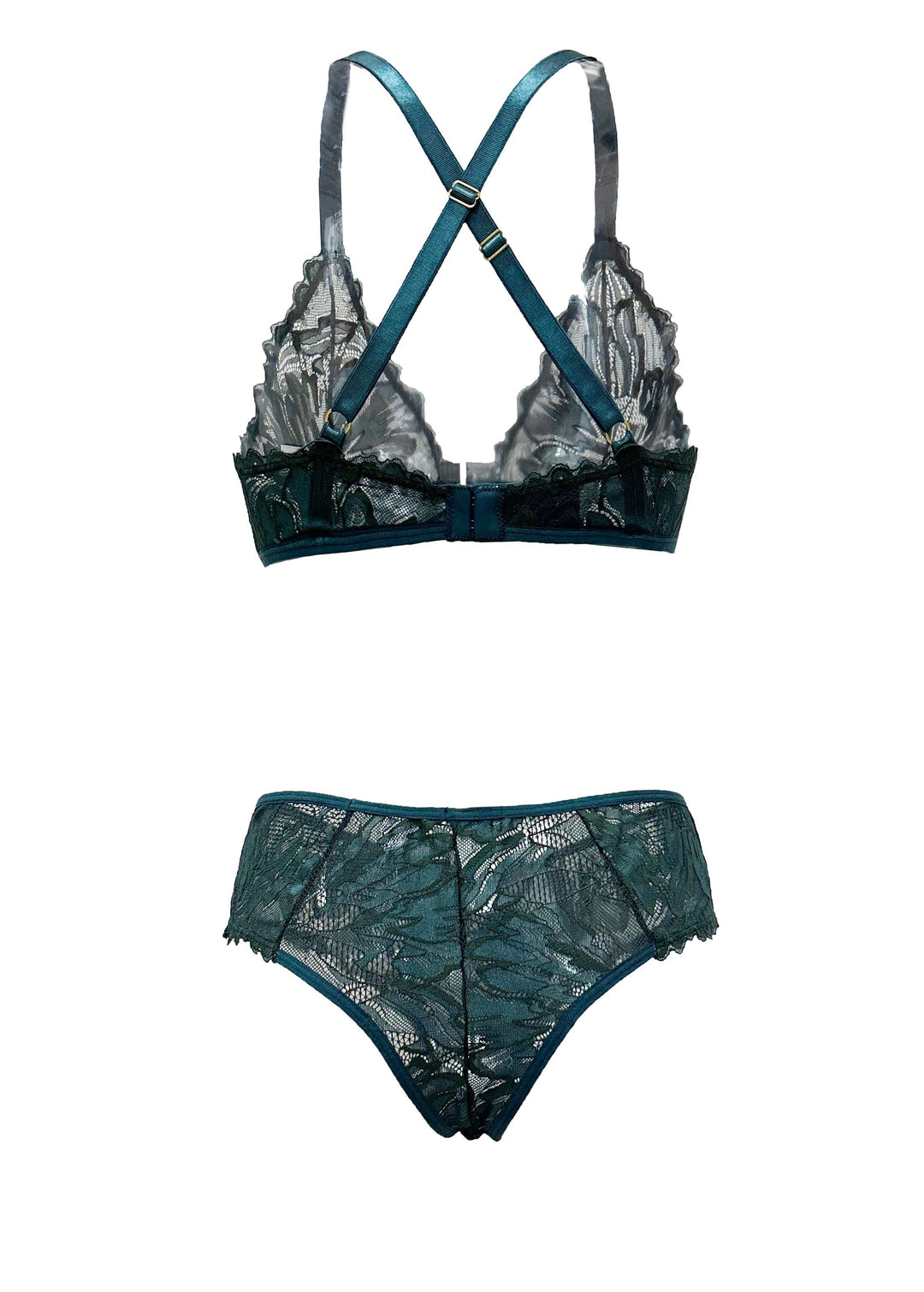 Peacock Coral Brazilian Panty - Carol Coelho Intimates