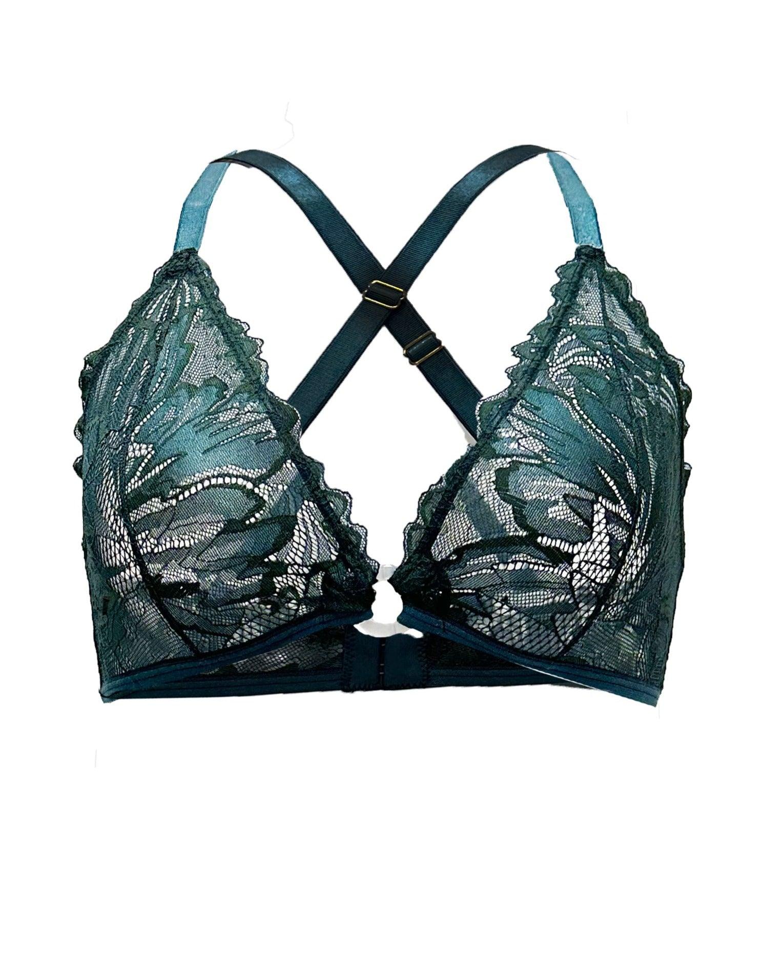 Peacock Coral O-Ring Bralette - Carol Coelho Intimates