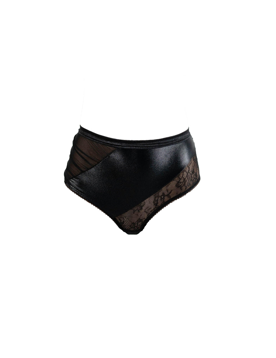 The Bike Rider Highwaist Panty with Peek-A-Boo – Carol Coelho Intimates