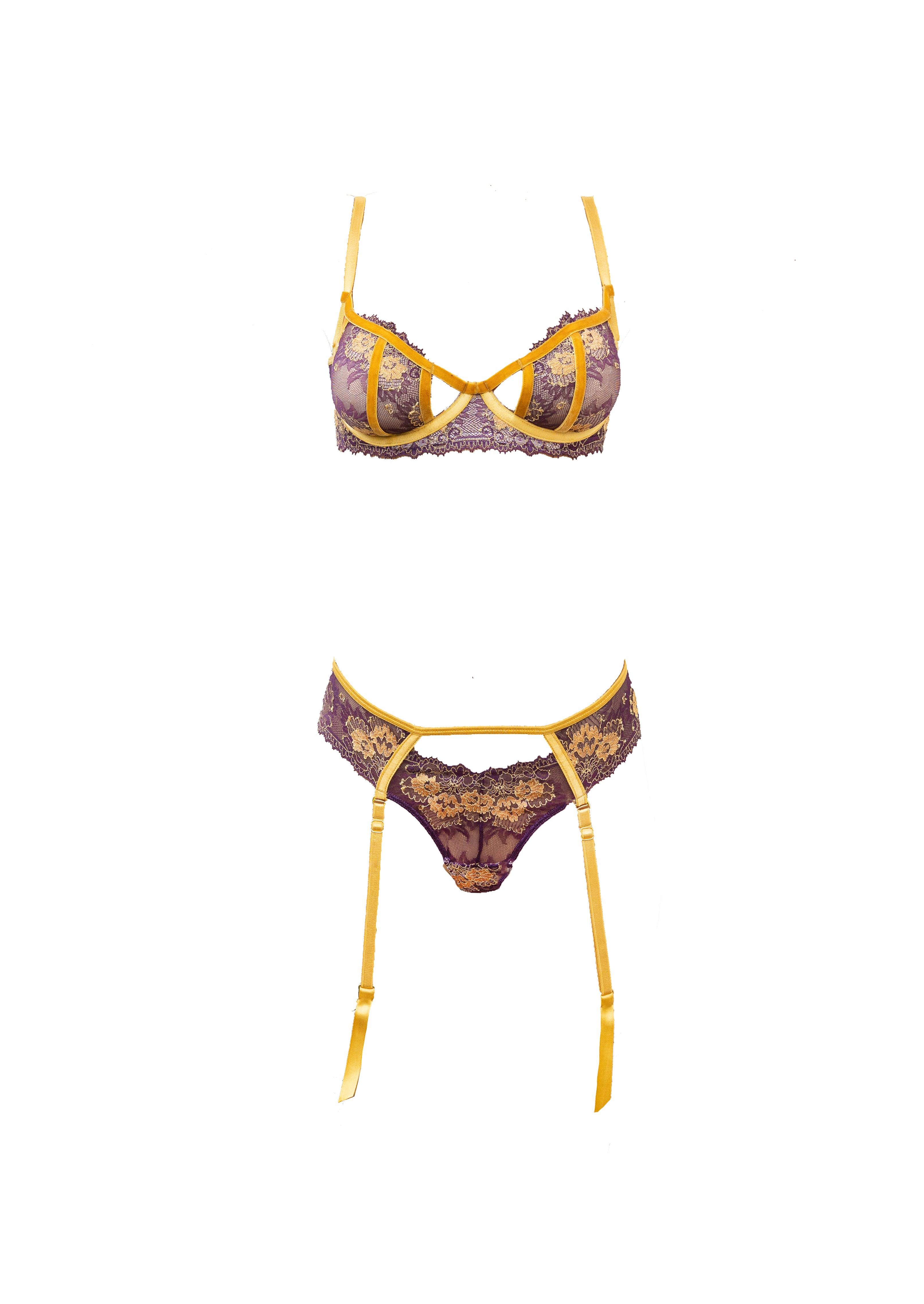 Babylon Exquisite Cut Out Underwire Bra - Carol Coelho Intimates
