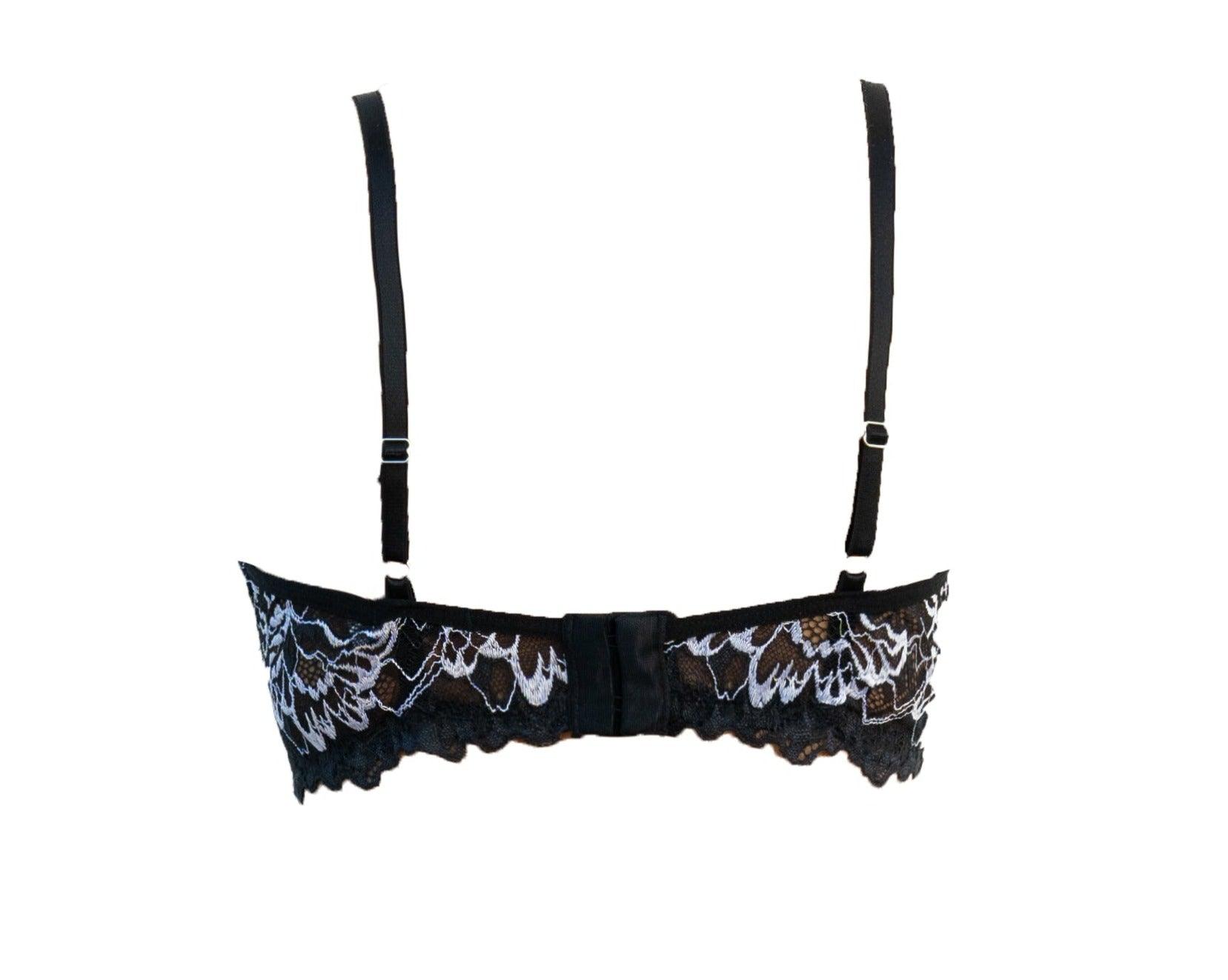 Kyoto Bicolor Underwire Stretch Lace Bra - Carol Coelho Intimates