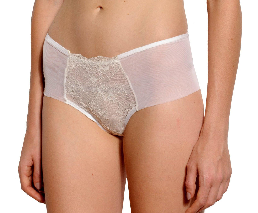 Milano Lace and Tulle Hipster Panties - Carol Coelho Intimates
