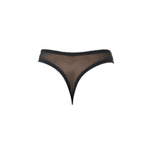 Load image into Gallery viewer, Kyoto Black Chantilly Lace Thong

