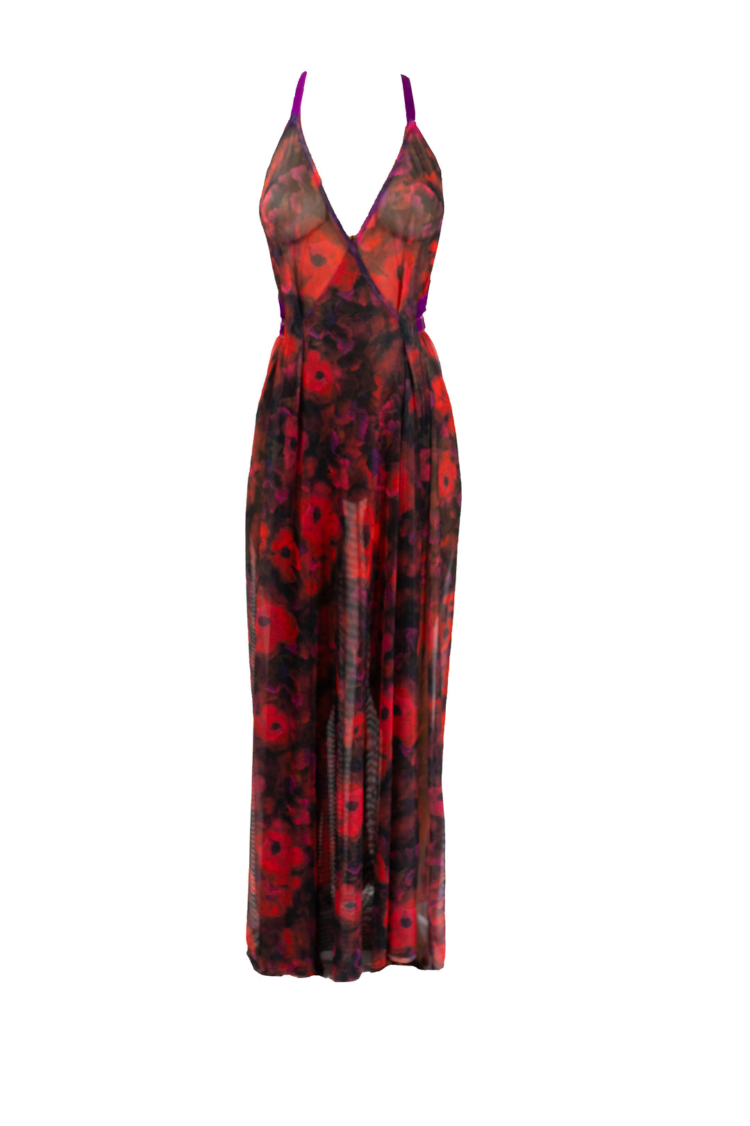 The Poppy Printed Tulle Gown