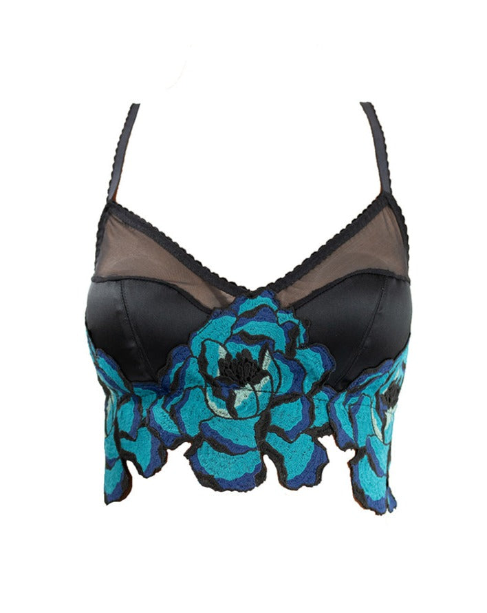 Mistress Flower Applique Bralette