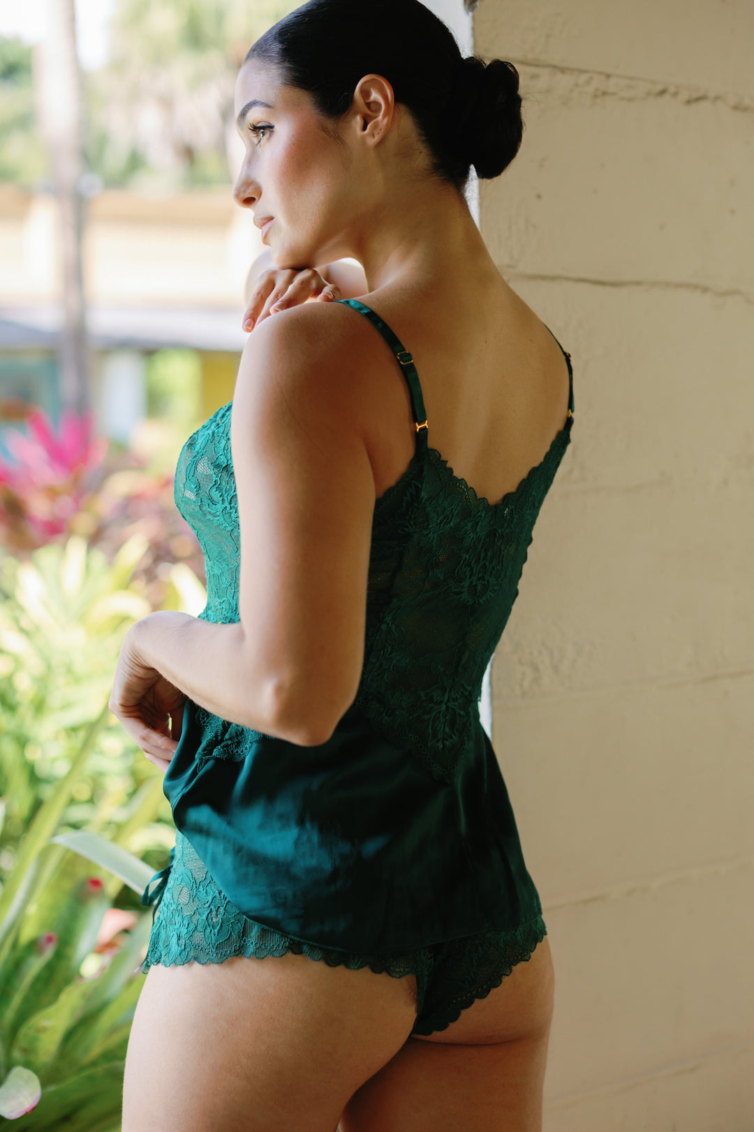 Paradox Emerald A-line Babydoll Set