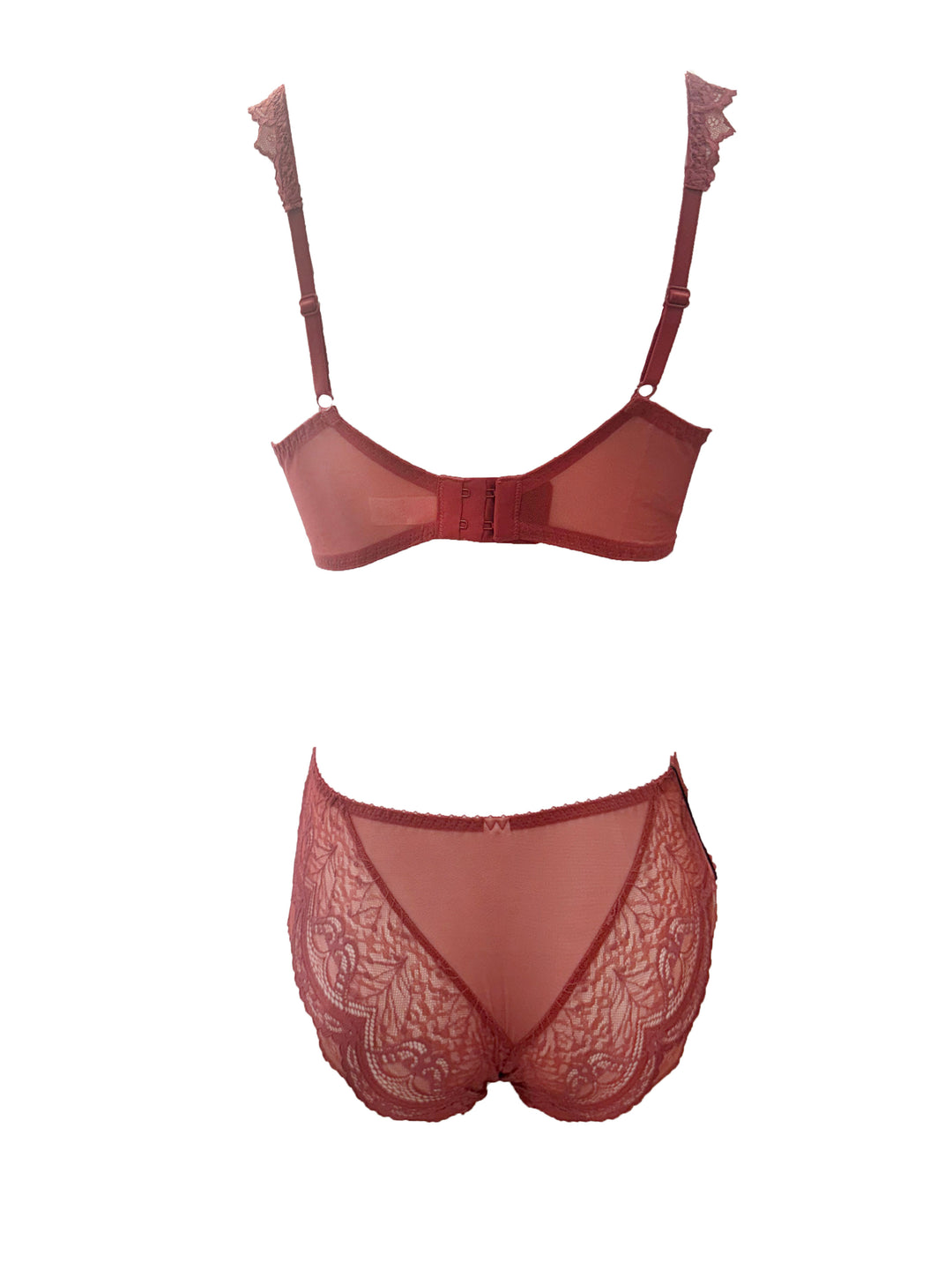 Blush Red Lace Enticing Underwire Bra