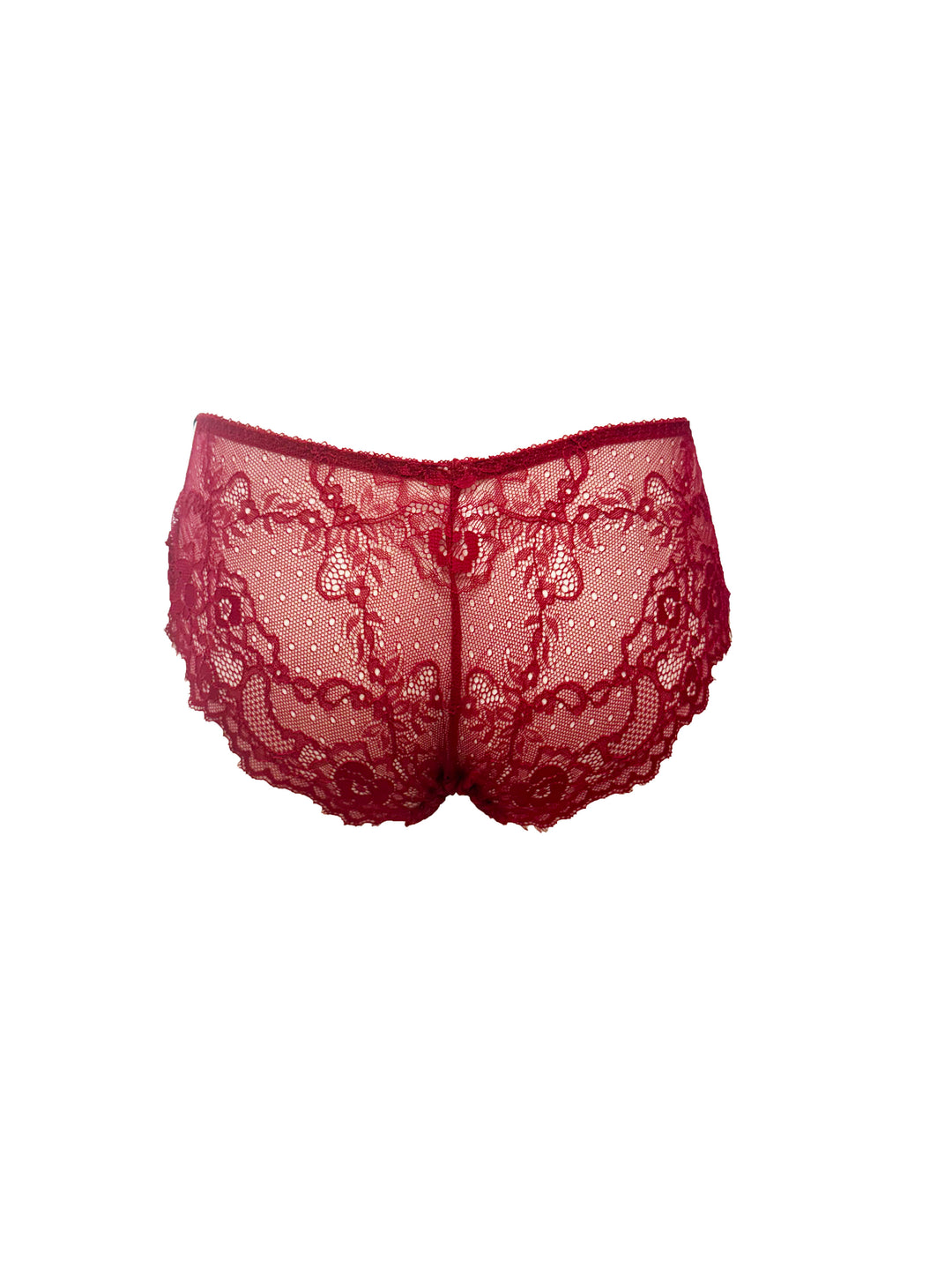 Ruby Red Stretch Lace Panty