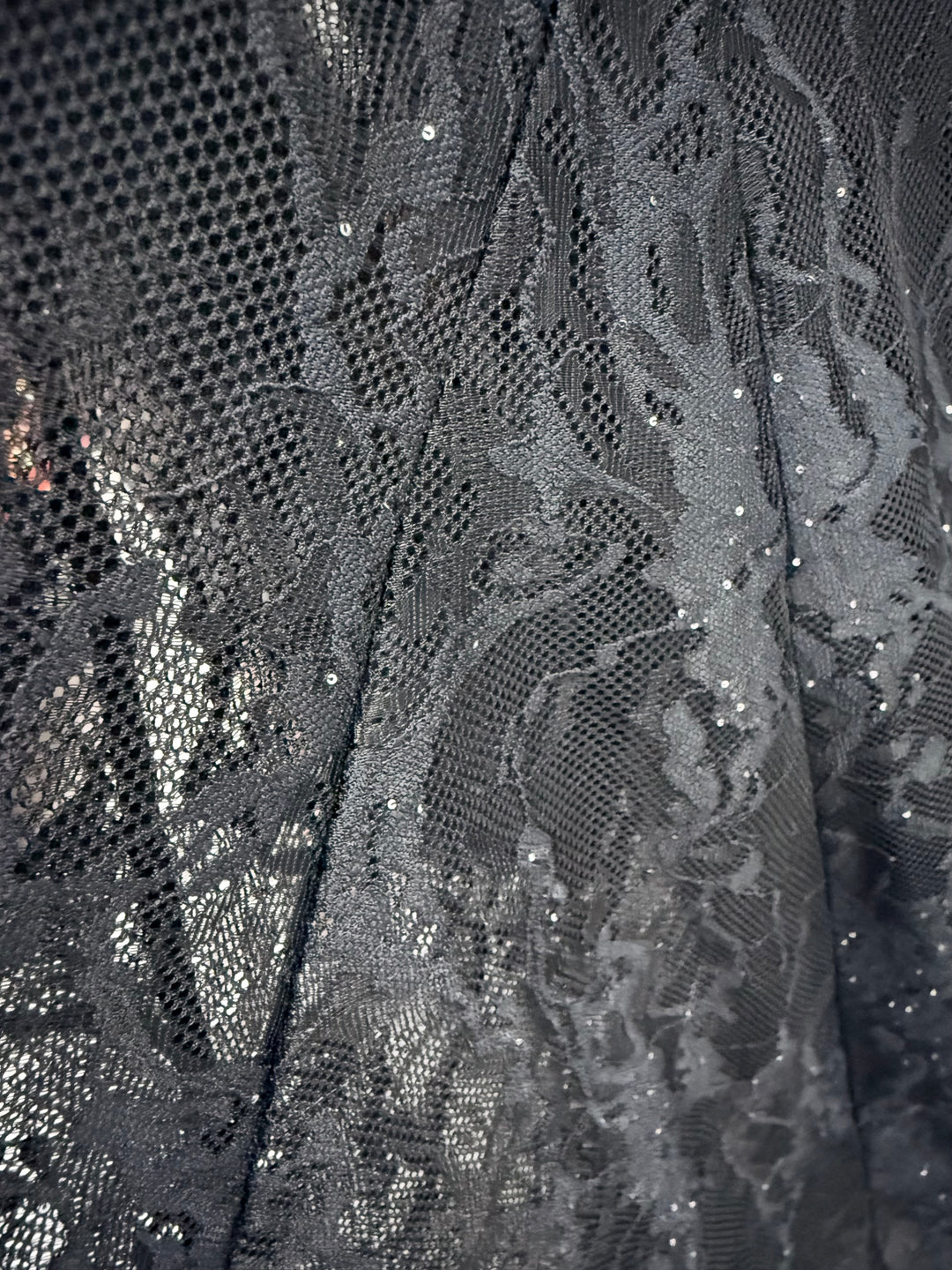 Machu Picchu Mini Sequin Lace Long Gown