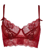 Load image into Gallery viewer, Louisiana Daisy Underwire Soft Cup Bra with Guipure
