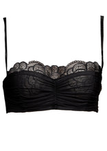 Load image into Gallery viewer, Paris Draped Tulle Soft Cup Underwire Balconette Bra
