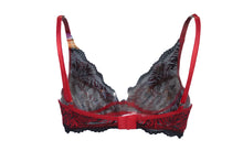 Load image into Gallery viewer, Pomegranate Love Comfy Lace Bralette
