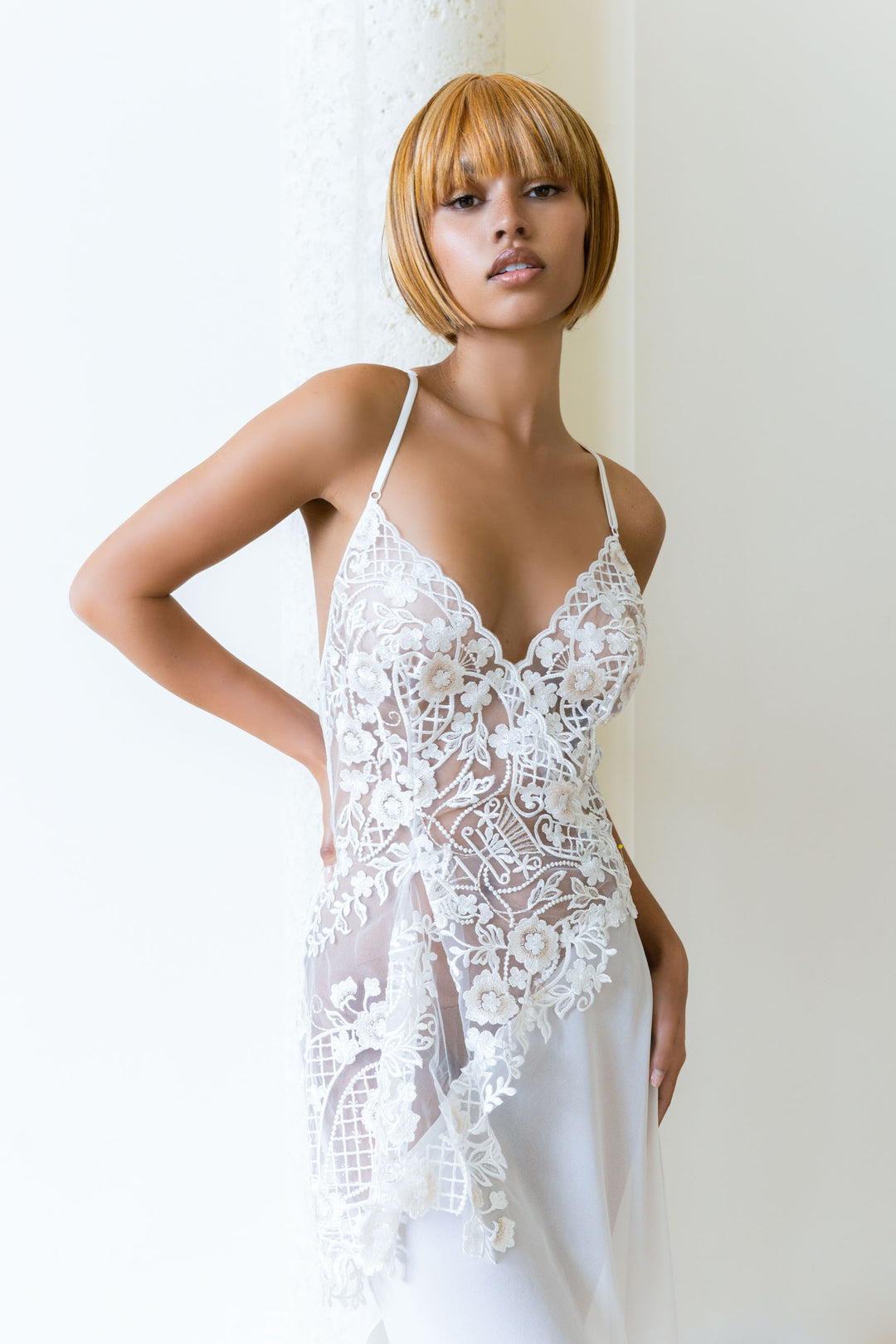 Resilience Embroidered Long Gown