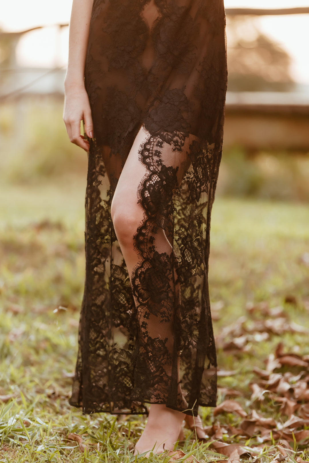 Wales Floral Lace Long Slip